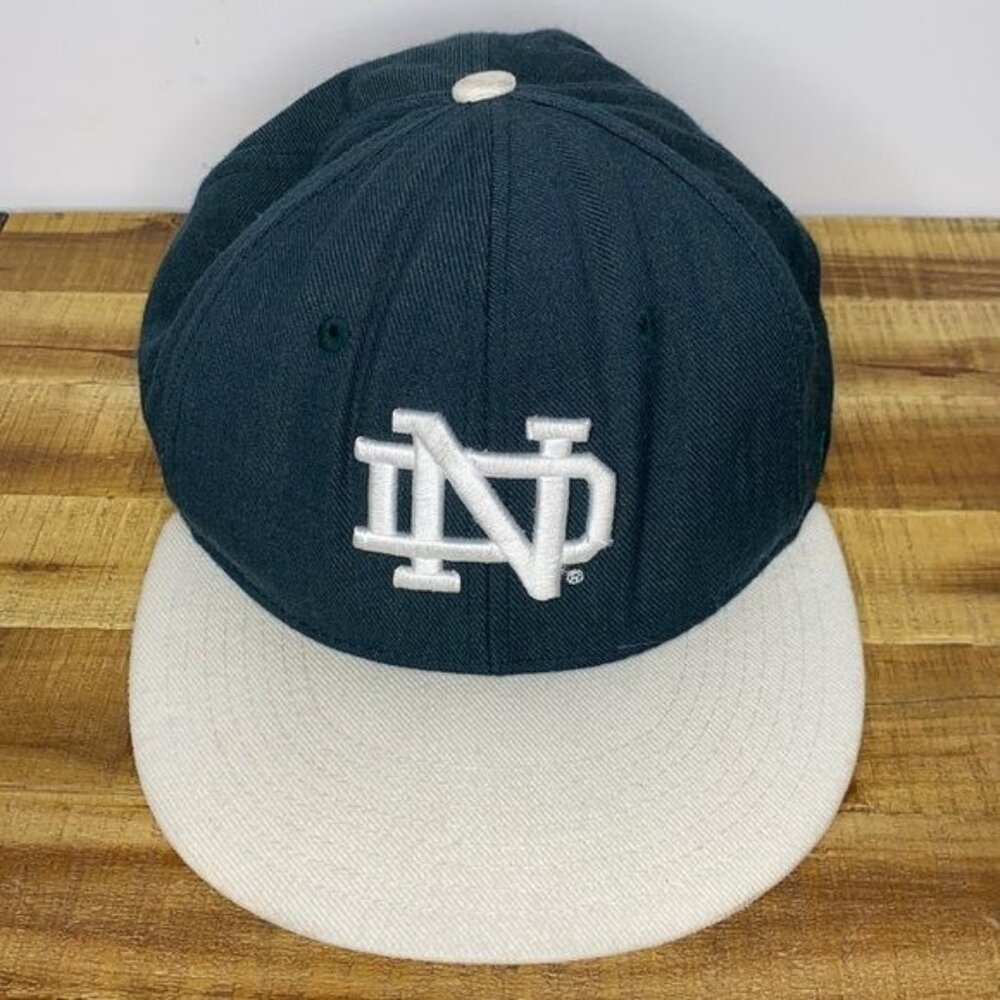 Zephyr 32/5 Chopped Notre Dame Fitted Hat: Size 7 1/2